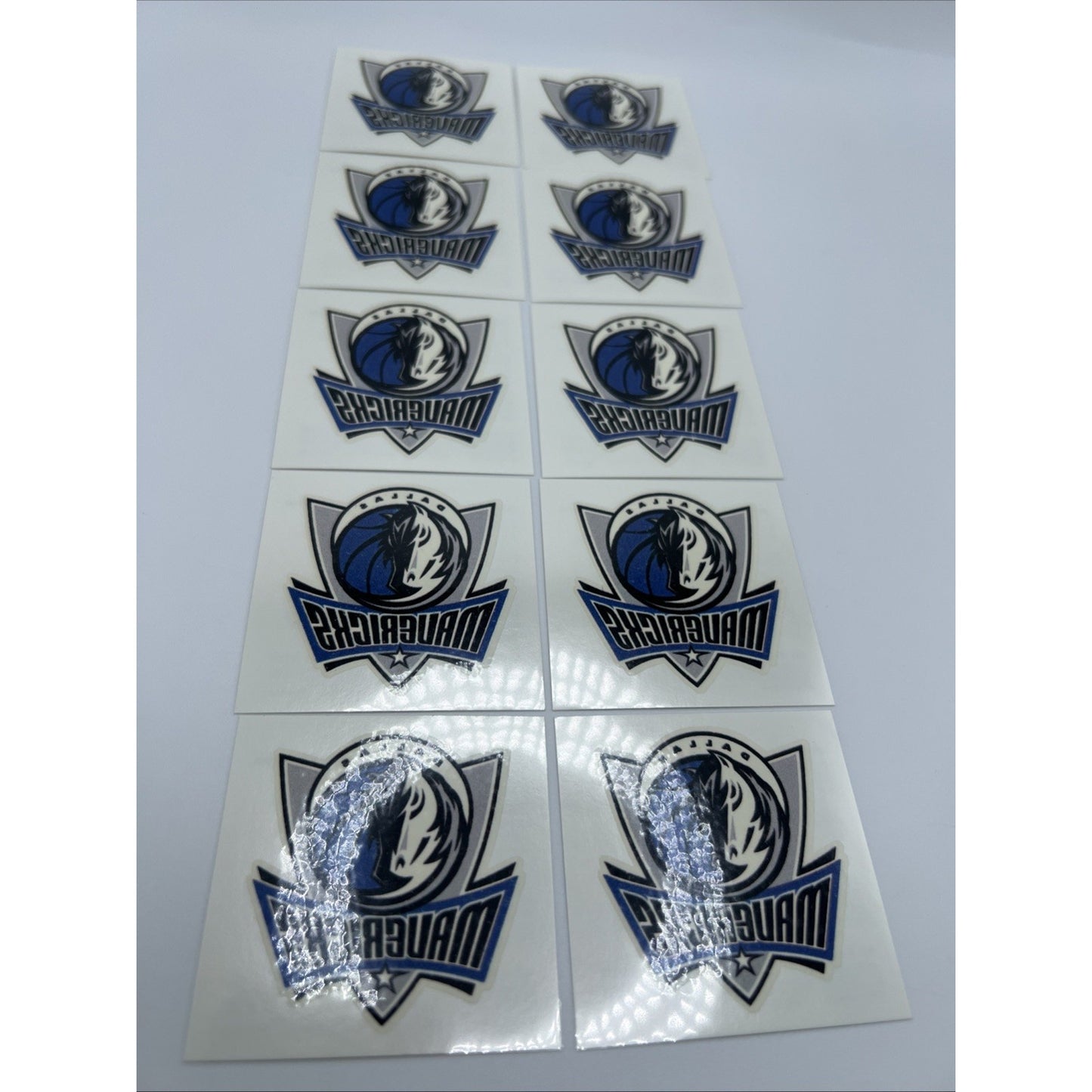 Dallas Mavericks NBA Basketball 10 Count Temporary Tattoos Game Party Team