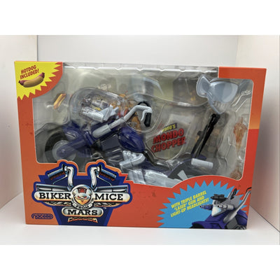 Nacelle Biker Mice From Mars Mondo Chopper Bike Set New Rare Sealed In Box Toy