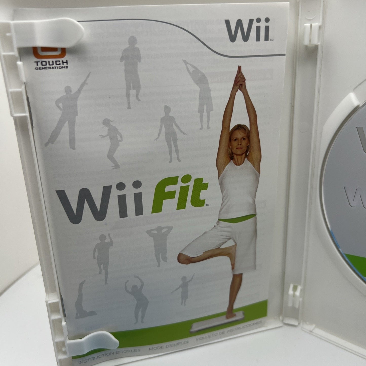 Wii Fit (Nintendo Wii, 2008) Video Game Used With Case And Manual