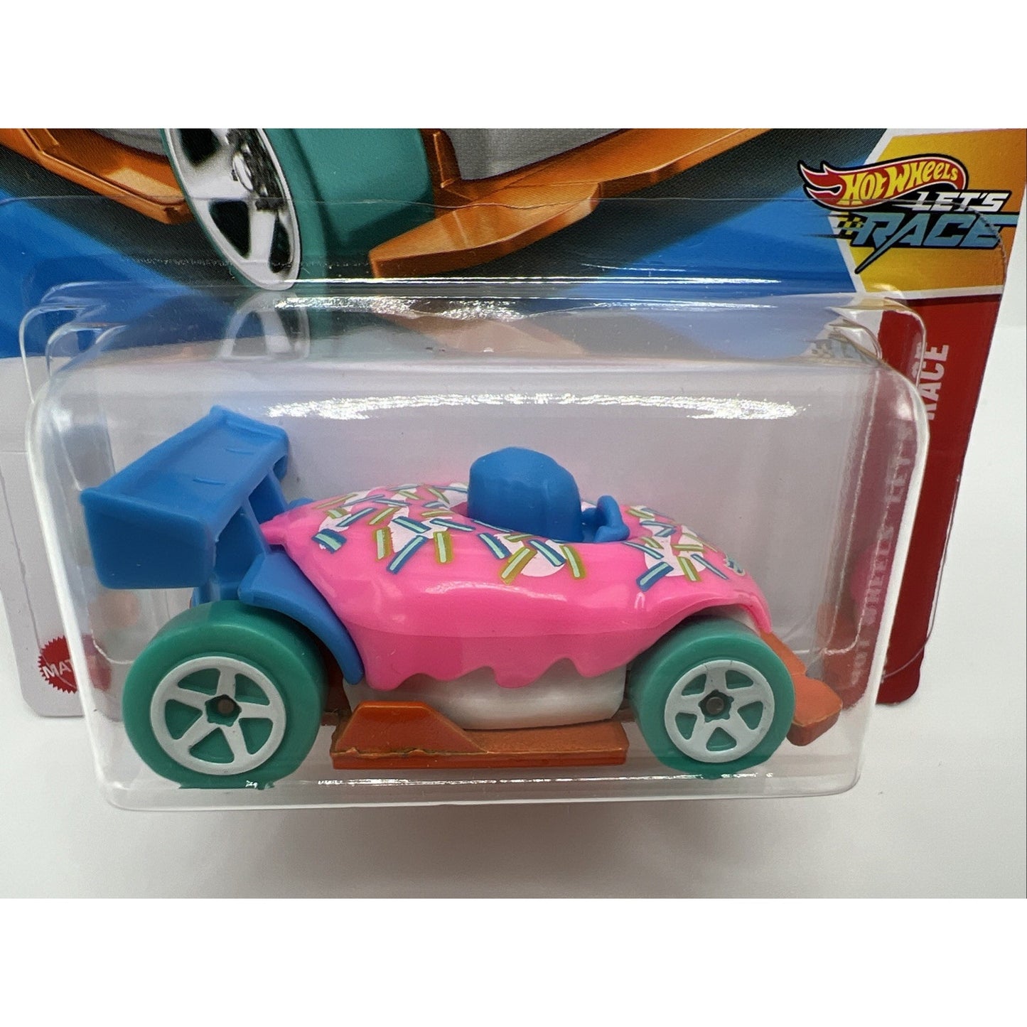 2025 Hot Wheels Let's Race 2 Donut Drifter Pink #2 Netflix Series Die Cast Car