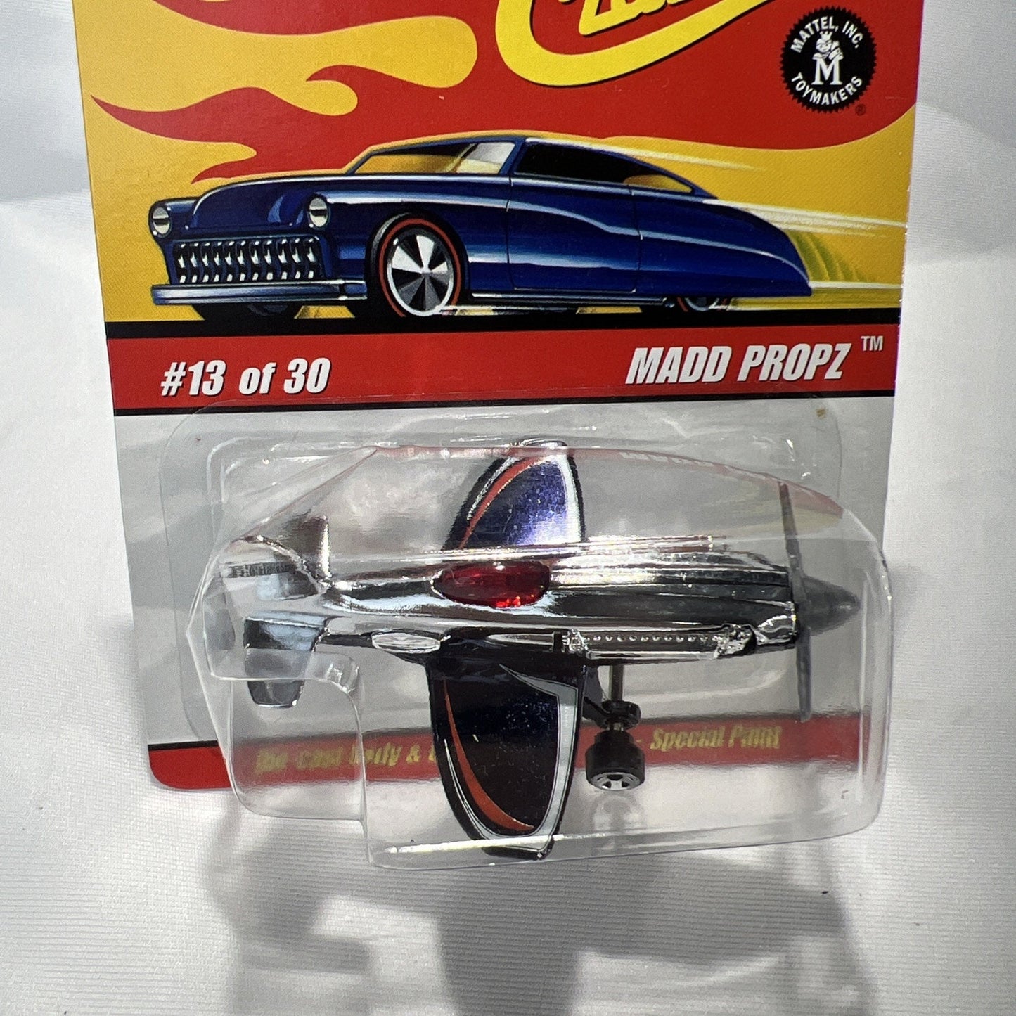 Hot Wheels Classics Series #2 MADD PROPZ silver and blue #13 of 30 H6965