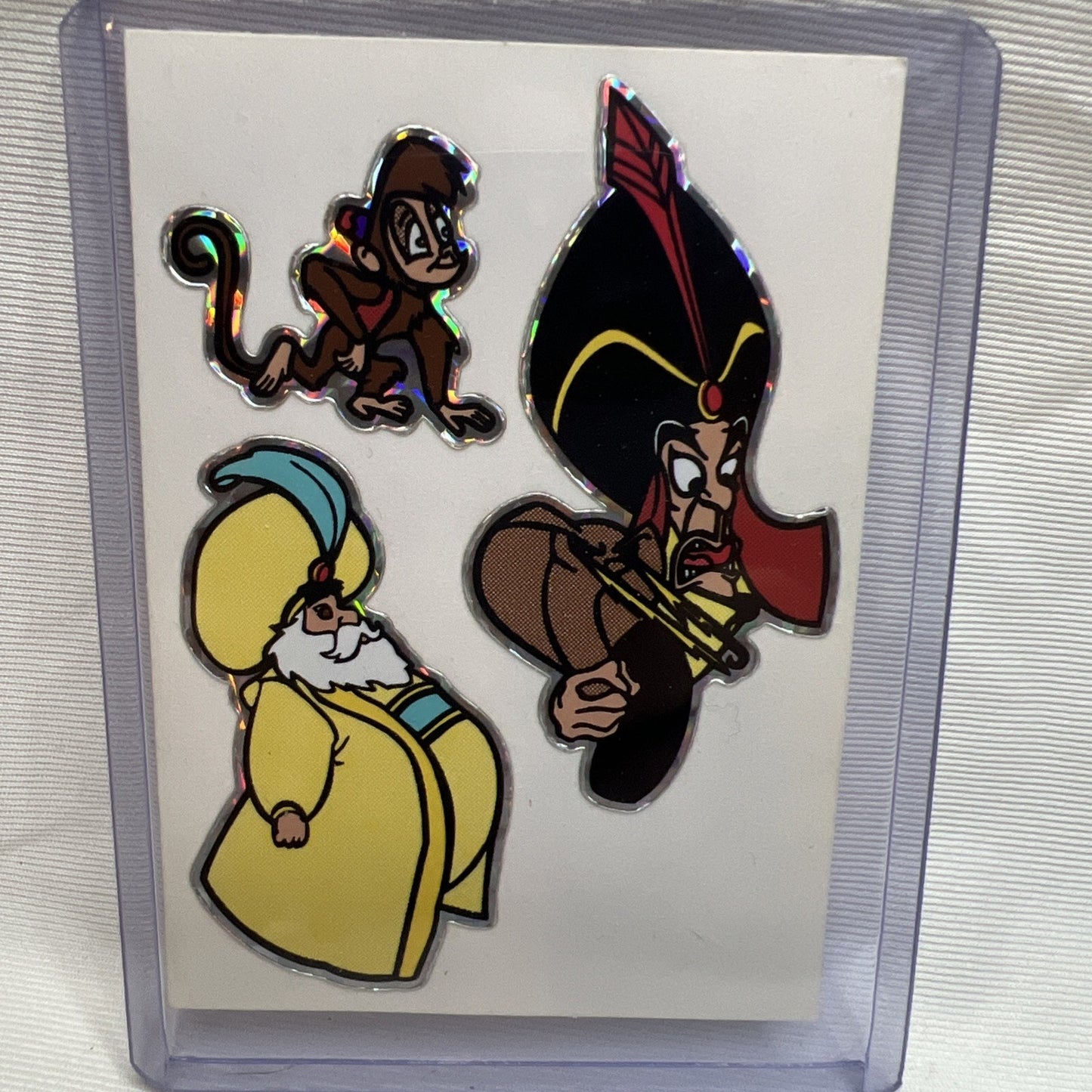 Disney Aladdin Jafar Vending Machine Sticker Prism 1990's Vintage