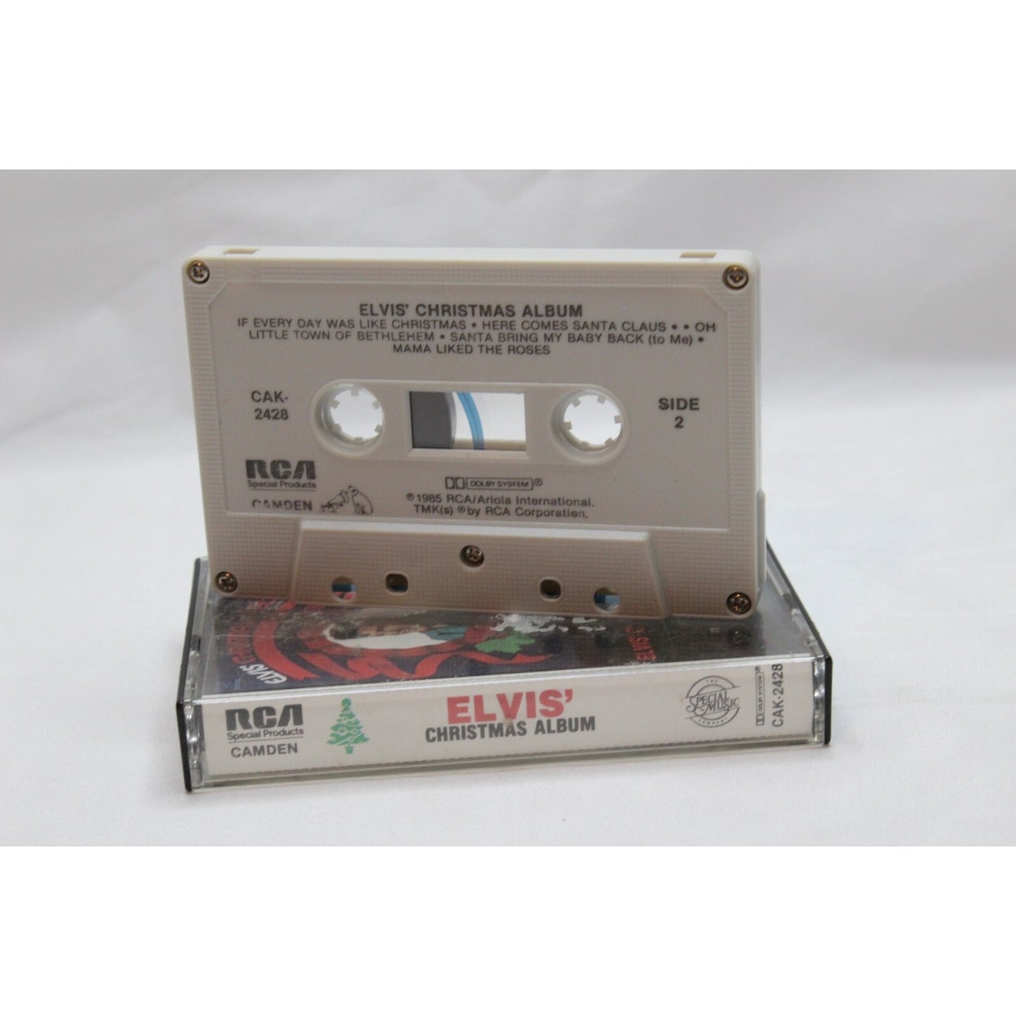 Elvis' Christmas Album Cassette Tape Elvis Presley Tested Music Used