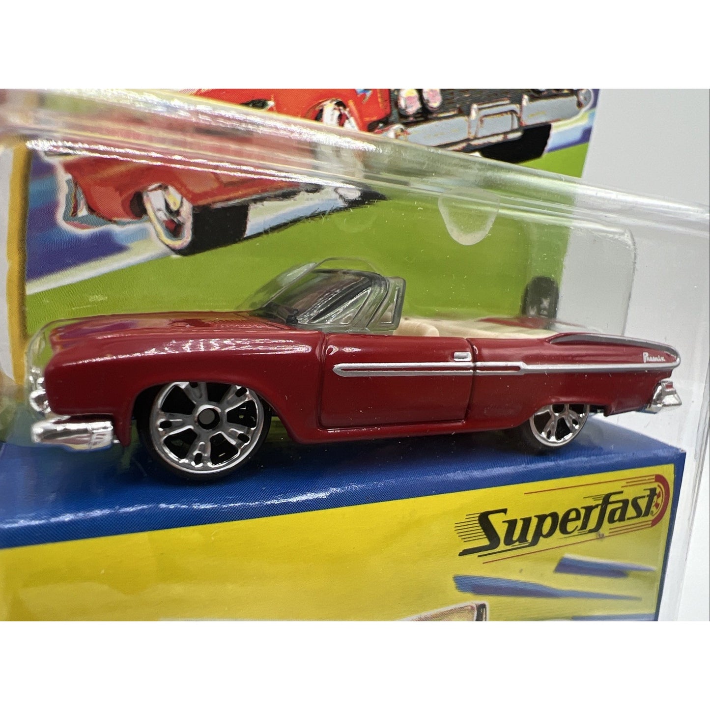 Matchbox Superfast 35th Anniversary #27 1961 Dodge Dart 1/64 Red Convertible