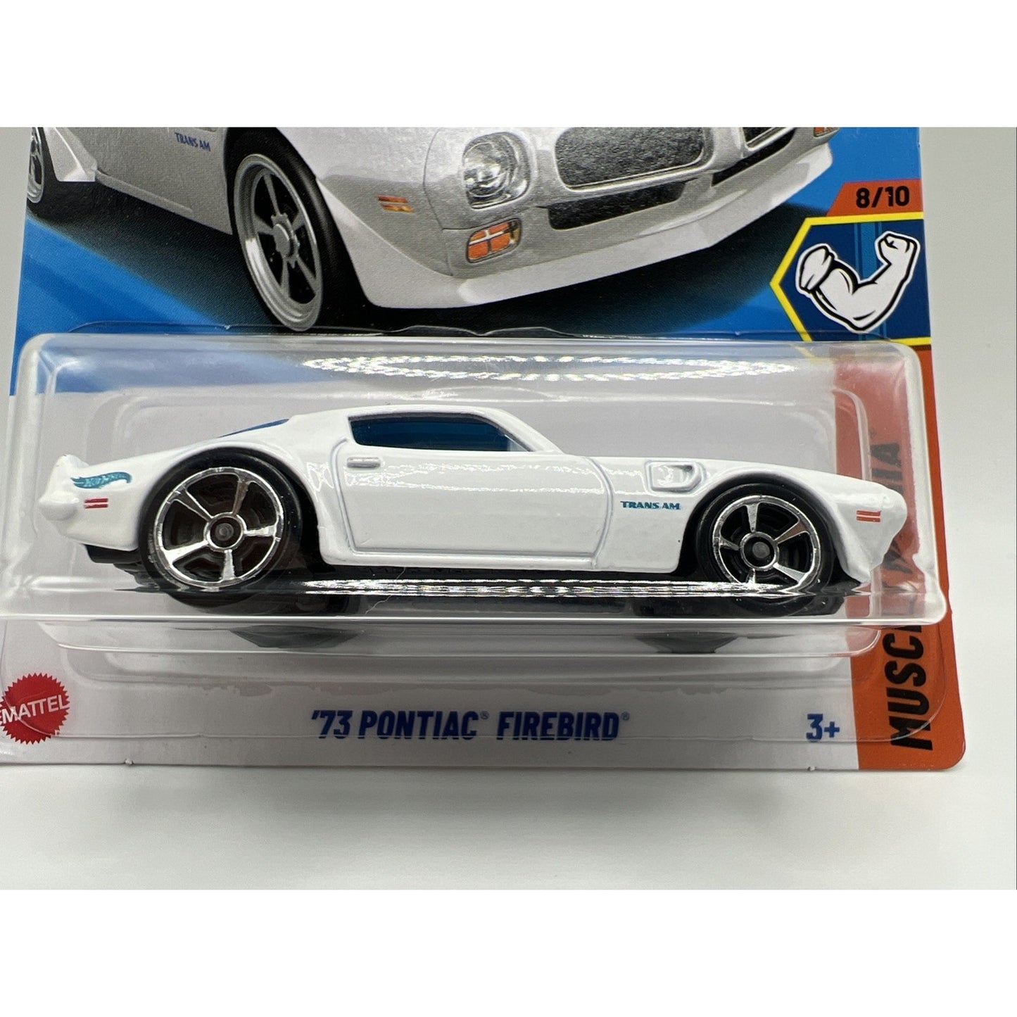 Hot Wheels 73 Pontiac Firebird 2025 Muscle Mania 1973 Muscle Car White