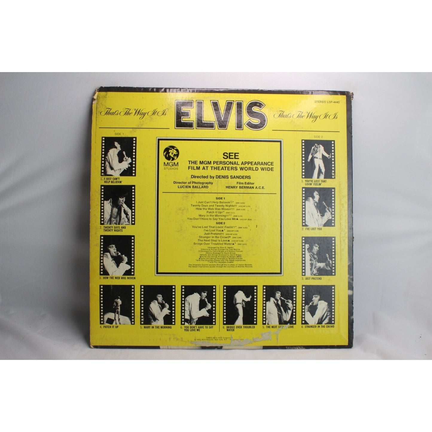 Elvis Presley That's The Way It Is Vinyl Record Tested Used
