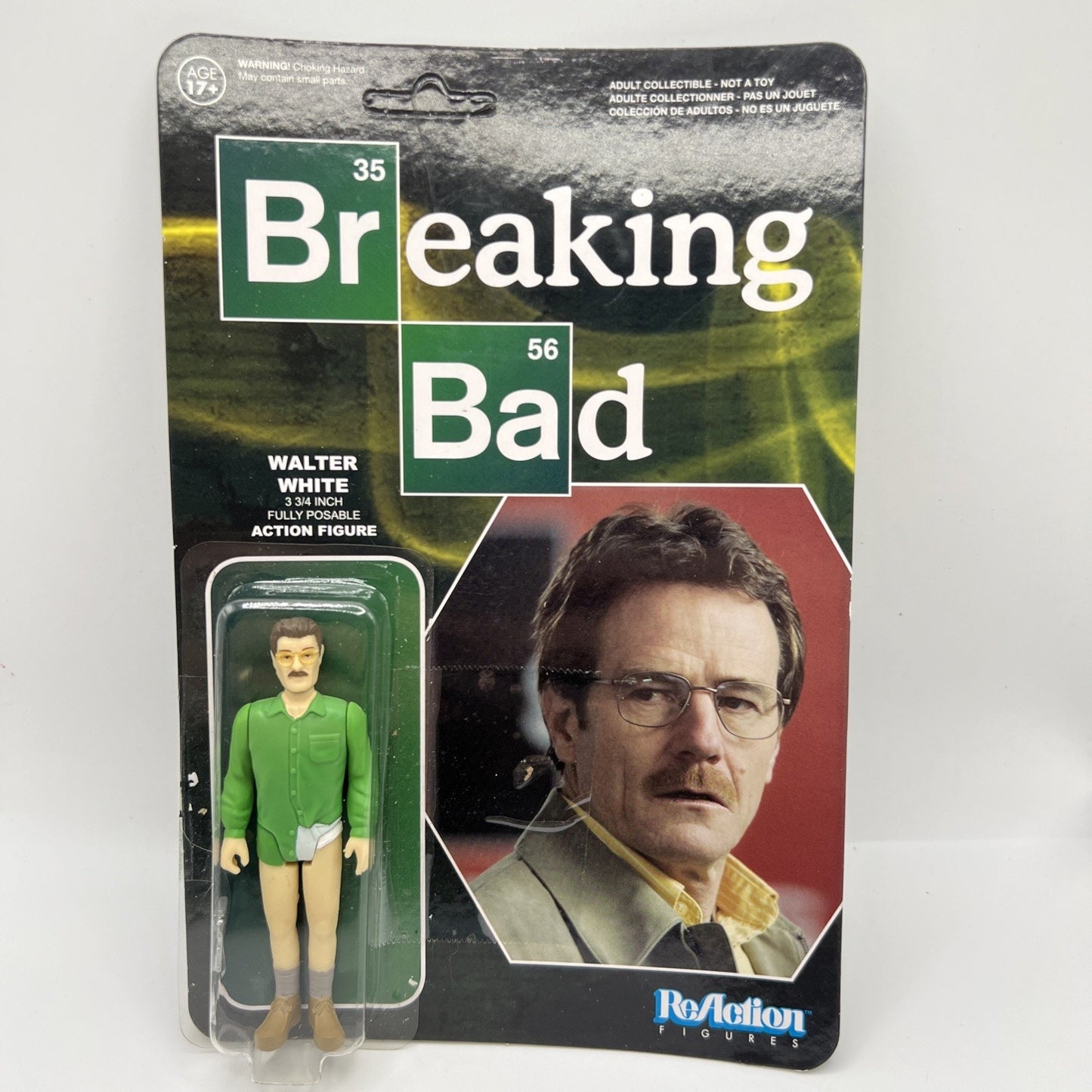 Breaking Bad Walter White ReAction 3 3/4" Action Figure 2015 Funko Sealed New