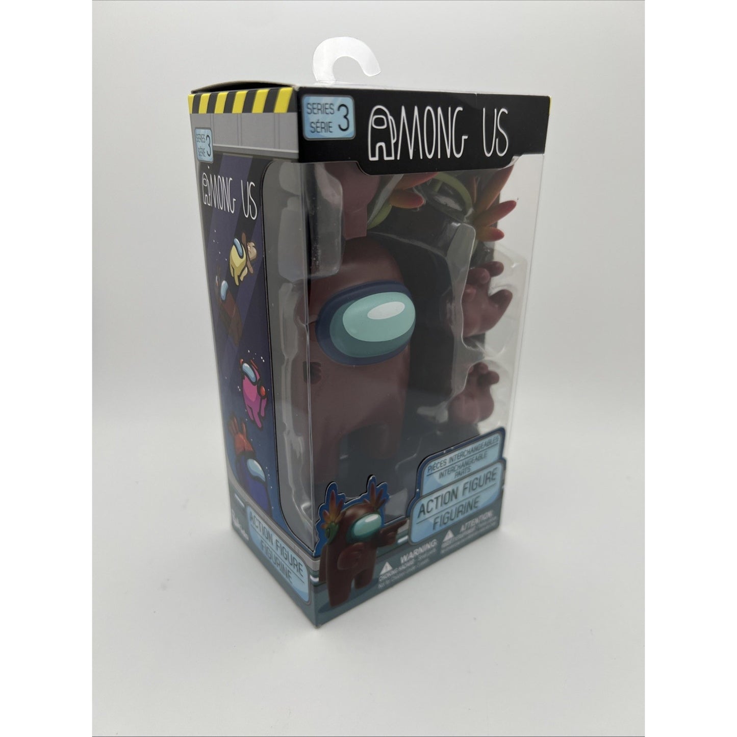 Toikido Among Us Brown With Party Hat Action Figure Series 3 Exclusive Headphone