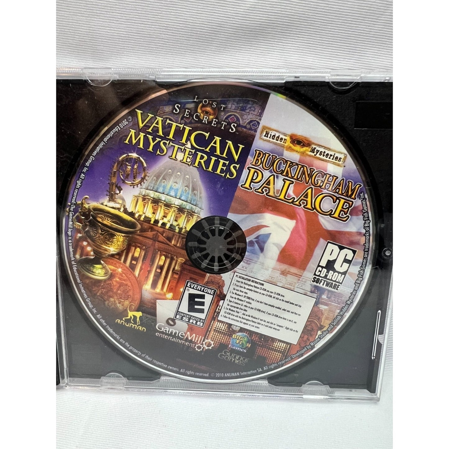 Ultimate Hidden Object Combo Pack Vatican Mysteries Buckingham Palace TestedUsed