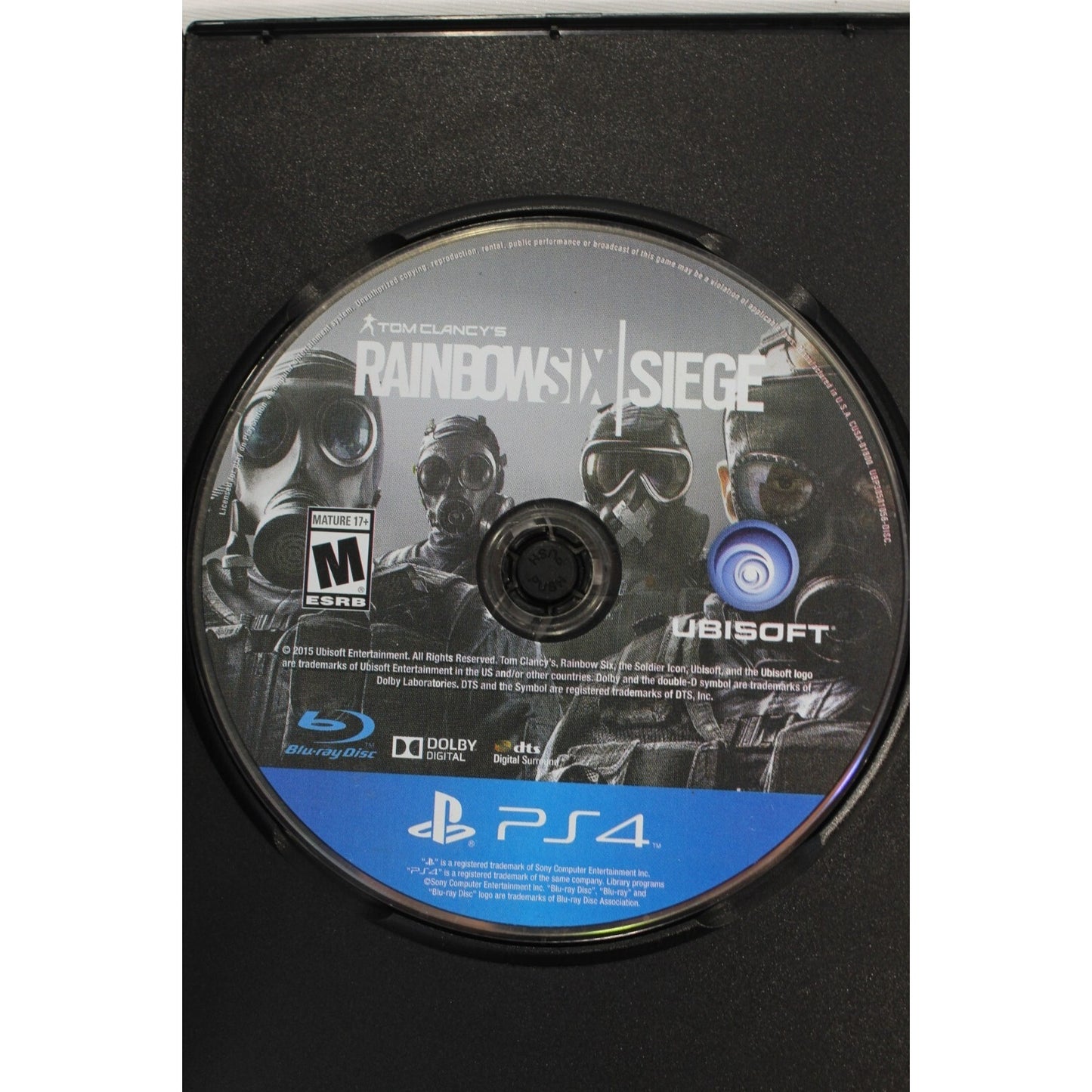 Tom Clancy's Rainbow Six Siege PlayStation 4 PS4 Tested Video Game Used