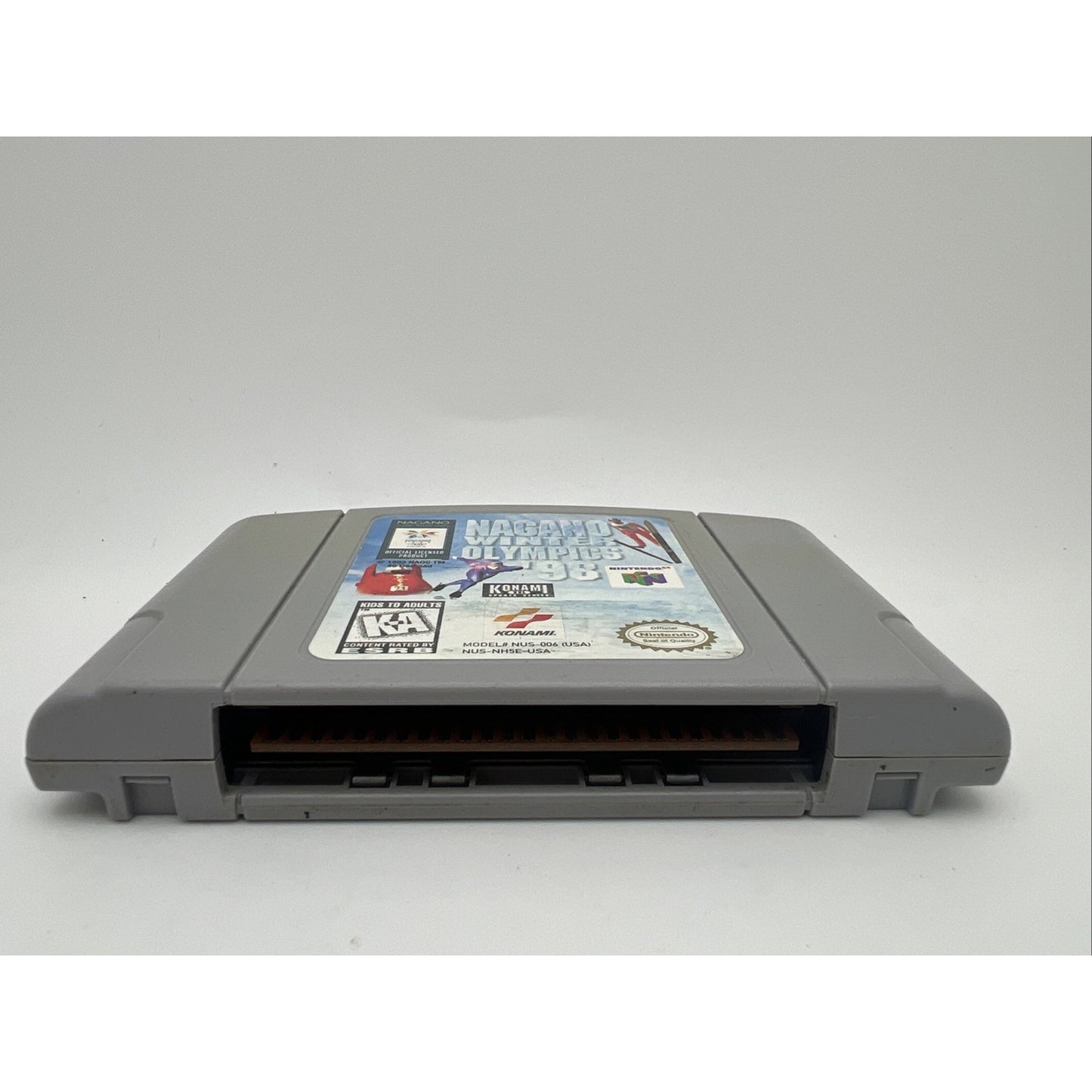 Nagano Winter Olympics 1998 Nintendo 64 N64 Cleaned USA Hockey Video Game Sports