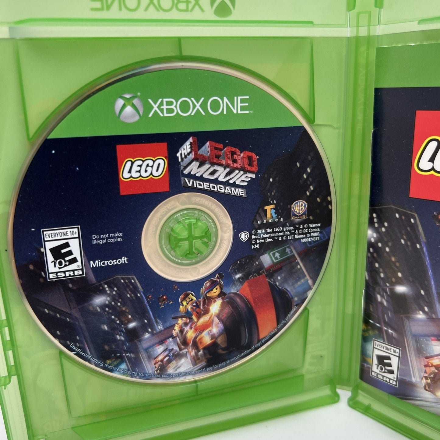 The LEGO Movie Xbox One Videogame (Microsoft Xbox One) Used With Case And Insert