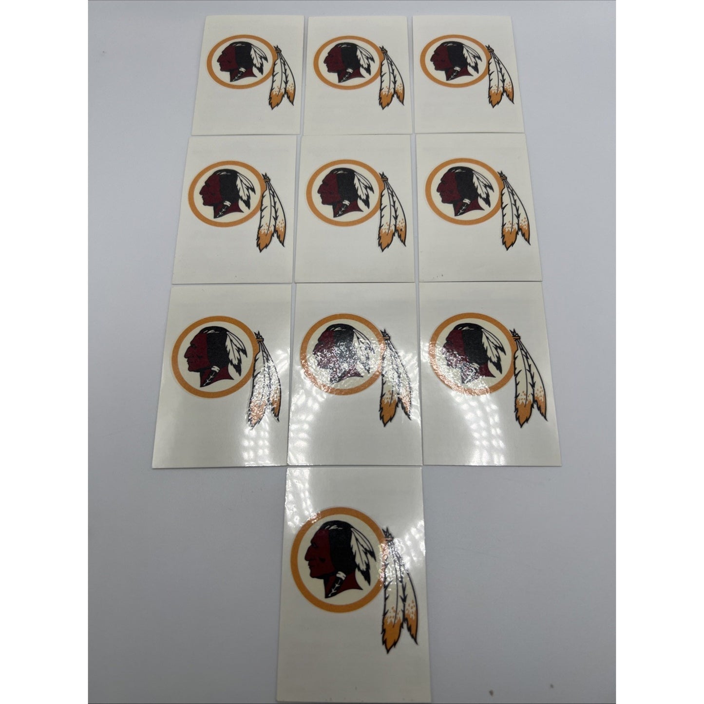 NFL Washington Redskins Temporary Tattoo Pack Of 10 Face Body Tattoos Football