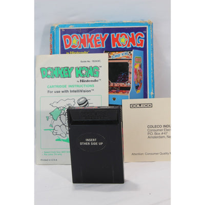 Donkey Kong Intellivision Tested Video Game Used Classic Arcade Platformer