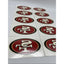 NFL San Francisco 49ers Temporary Tattoo Pack Of 10 Face Body Tattoos Football
