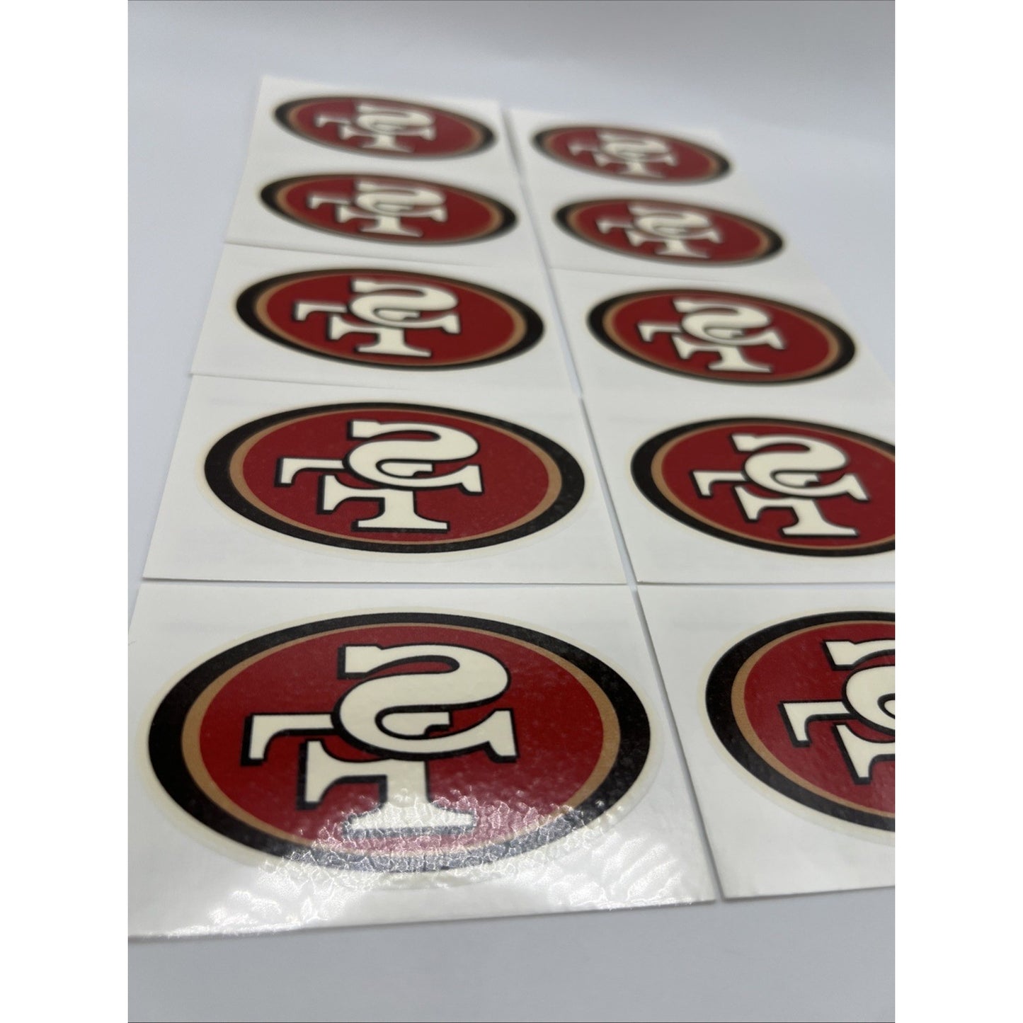 NFL San Francisco 49ers Temporary Tattoo Pack Of 10 Face Body Tattoos Football