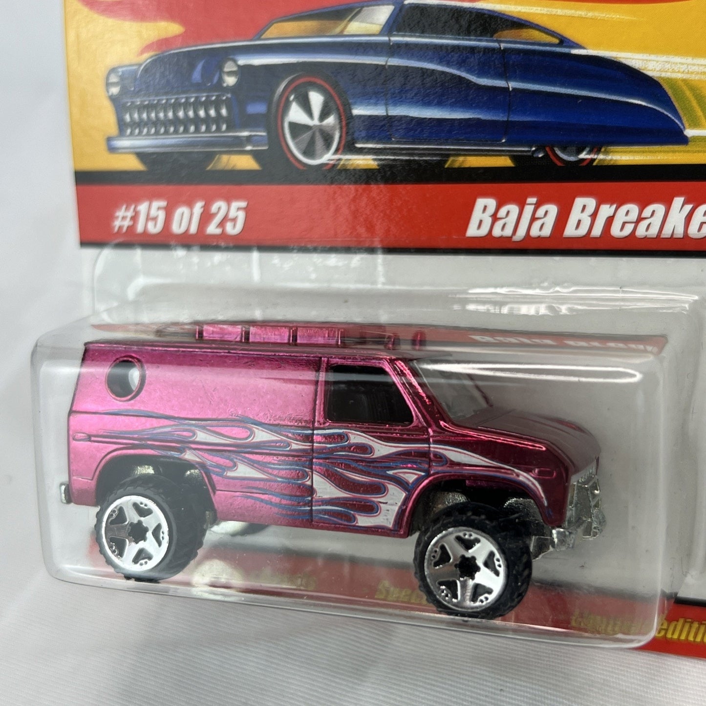 Hot Wheels Classics series 1 Baja Breaker In Pink Rare Color Die Cast #15 Of 25