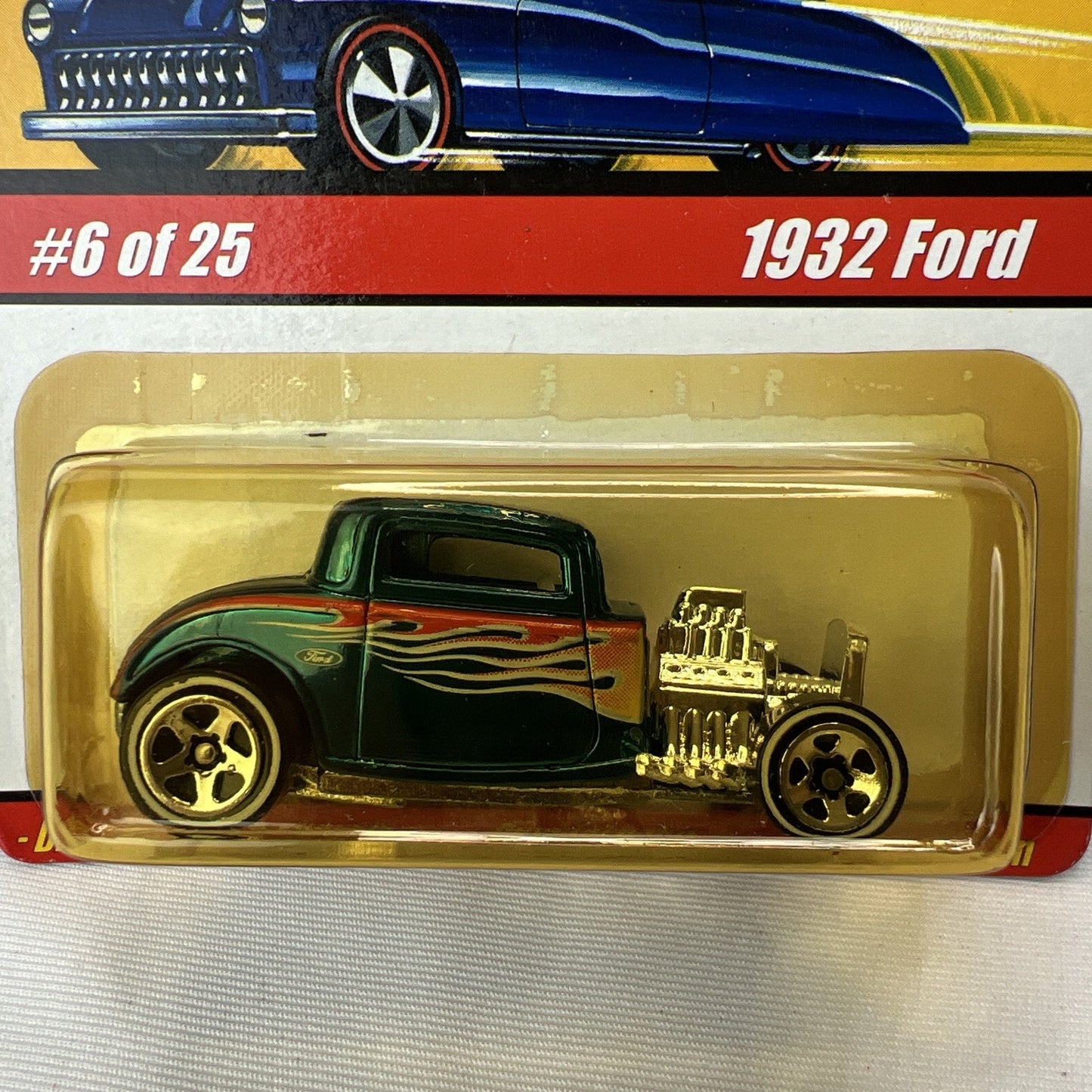 Hot Wheels Classics Series 1 1932 Ford Blue H7071 Rare Hot Rod New