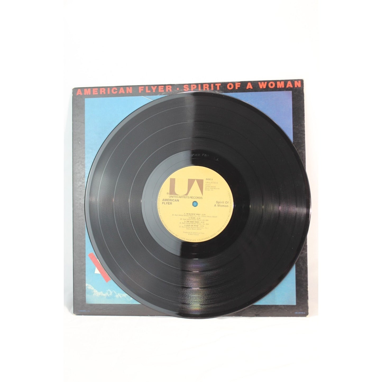 American Flyer Spirit of a Woman Record Audio Tested Video Music Album Used