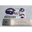 Prism Sticker 1993 NFL Vending Machine Minnesota Vikings Football Team New Old