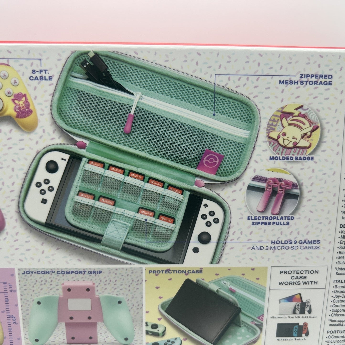Nintendo Switch Pokemon Controller Sweet Friends Assortment Bundle Pikachu Case