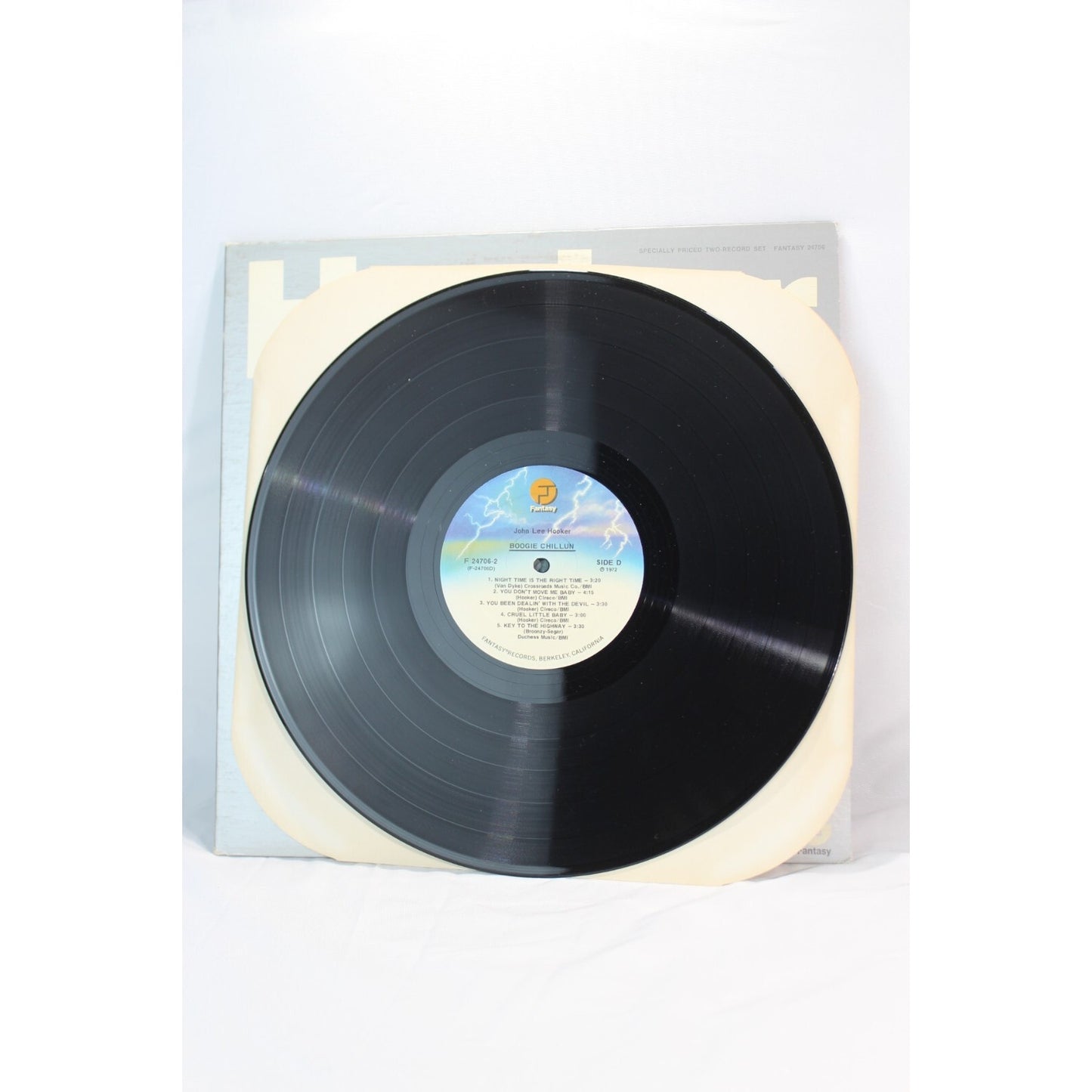 John Lee Hooker Self-Titled Record Audio Tested Video Music Album Used