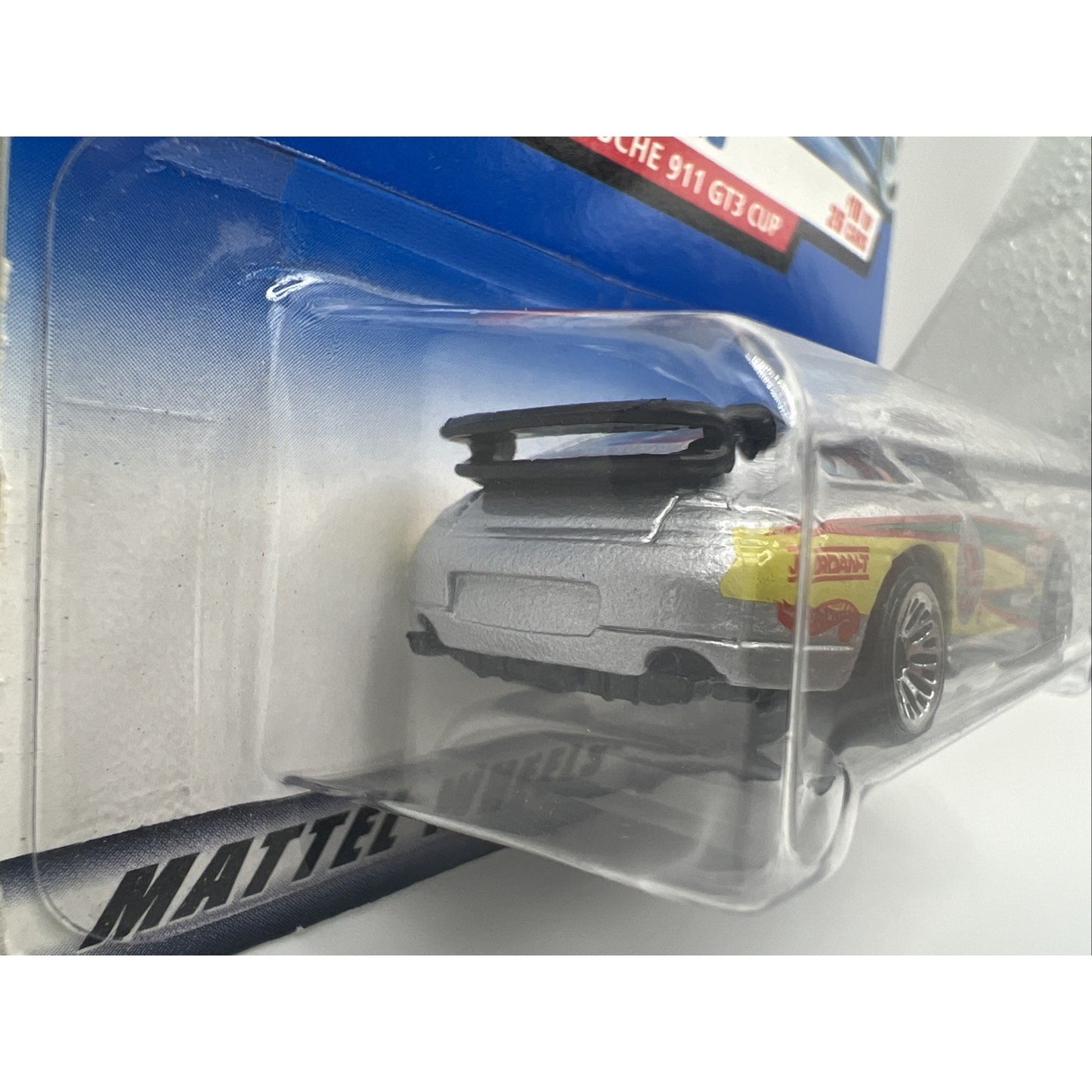 Hot Wheels 1999 First Editions Porsche 911 GT3 Cup Silver Gray Track Race Car