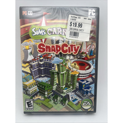 The Sims Carnival SnapCity Video Game For PC Computer CD Brand New Sealed