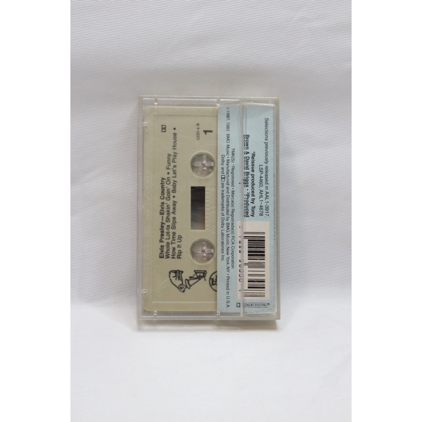 Elvis Presley Elvis Country Cassette Tape Tested Music Used