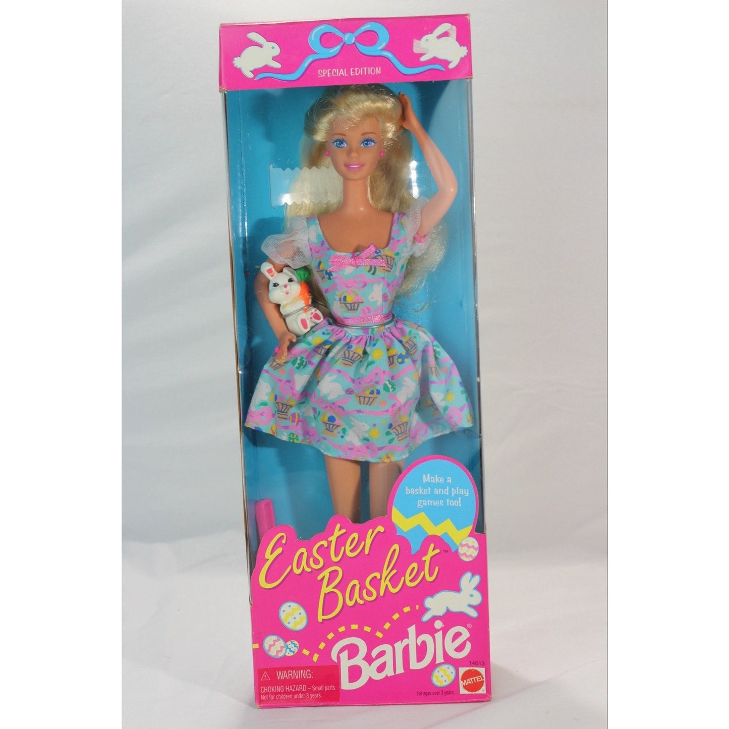 New Mattel Barbie Easter Basket Barbie Special Edition #14613 Vintage 1995 Toy