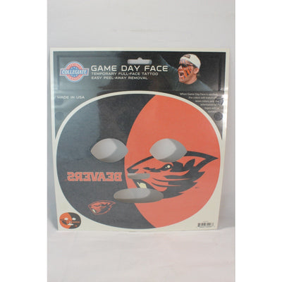 Oregon State Beavers College Game Day Face Temporary Tattoo NFL Football Tattoos