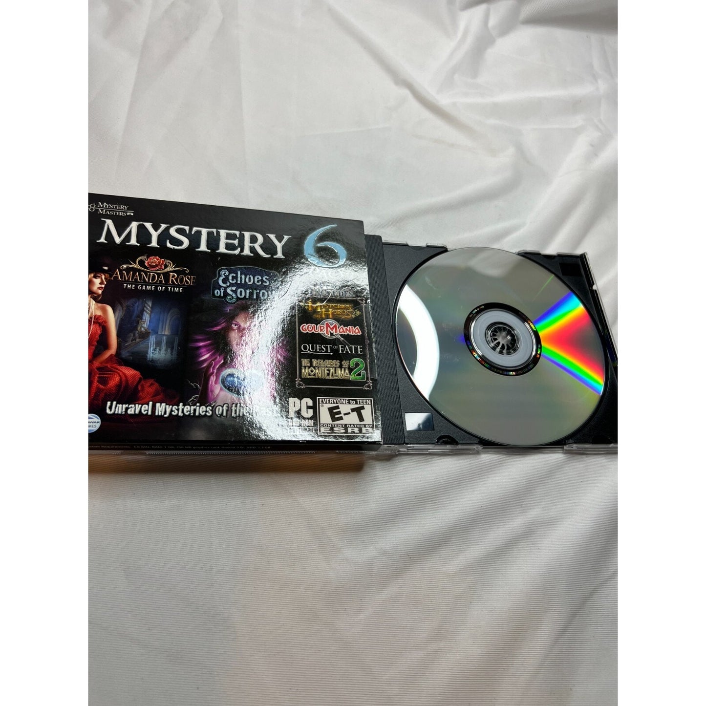 Mystery 6 Pack Amanda Rose Echoes of Sorrow Quest of Fate PC Game Used