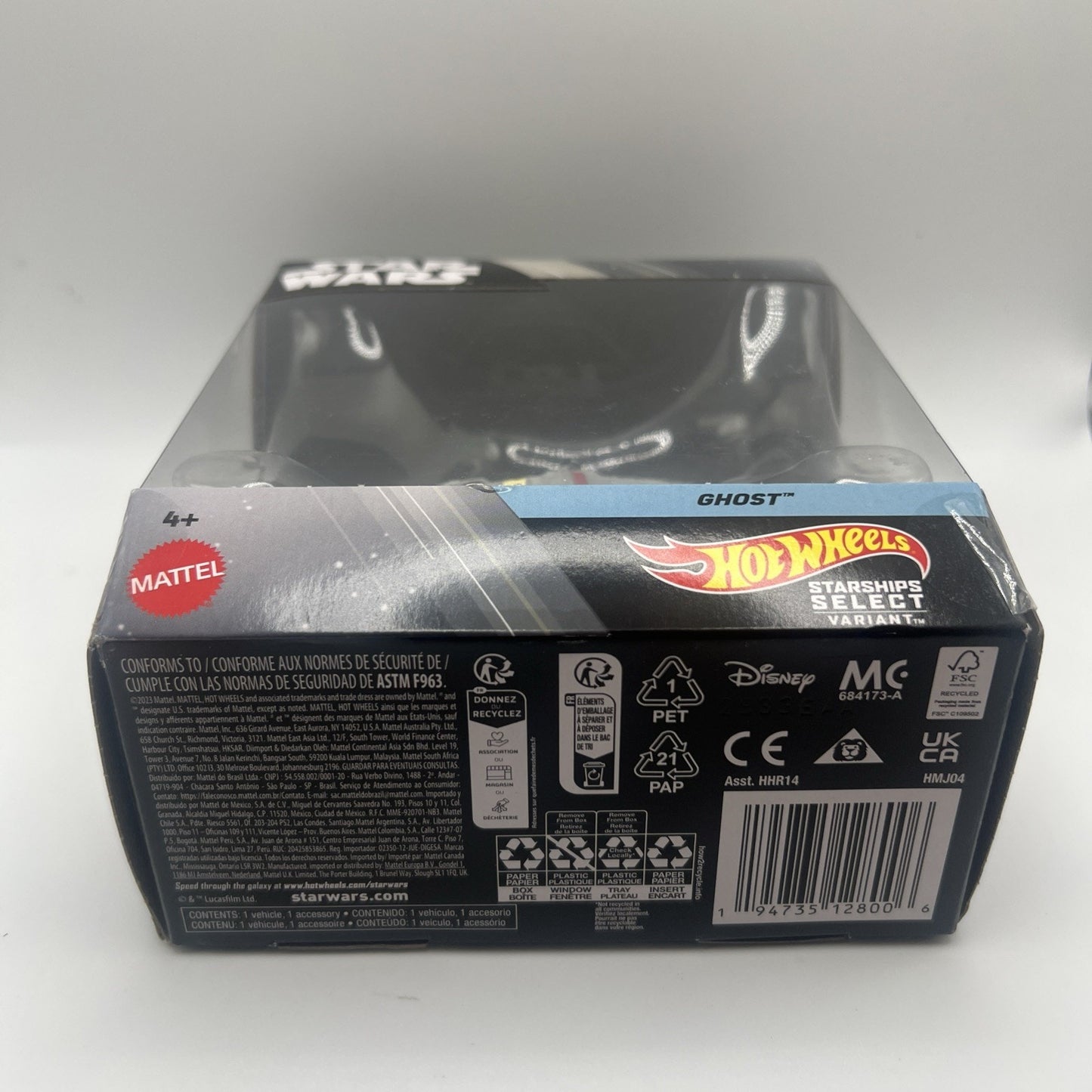 Star Wars Hot Wheels Starships Select Ghost #21 Rebels Chase Variant Blue Battle