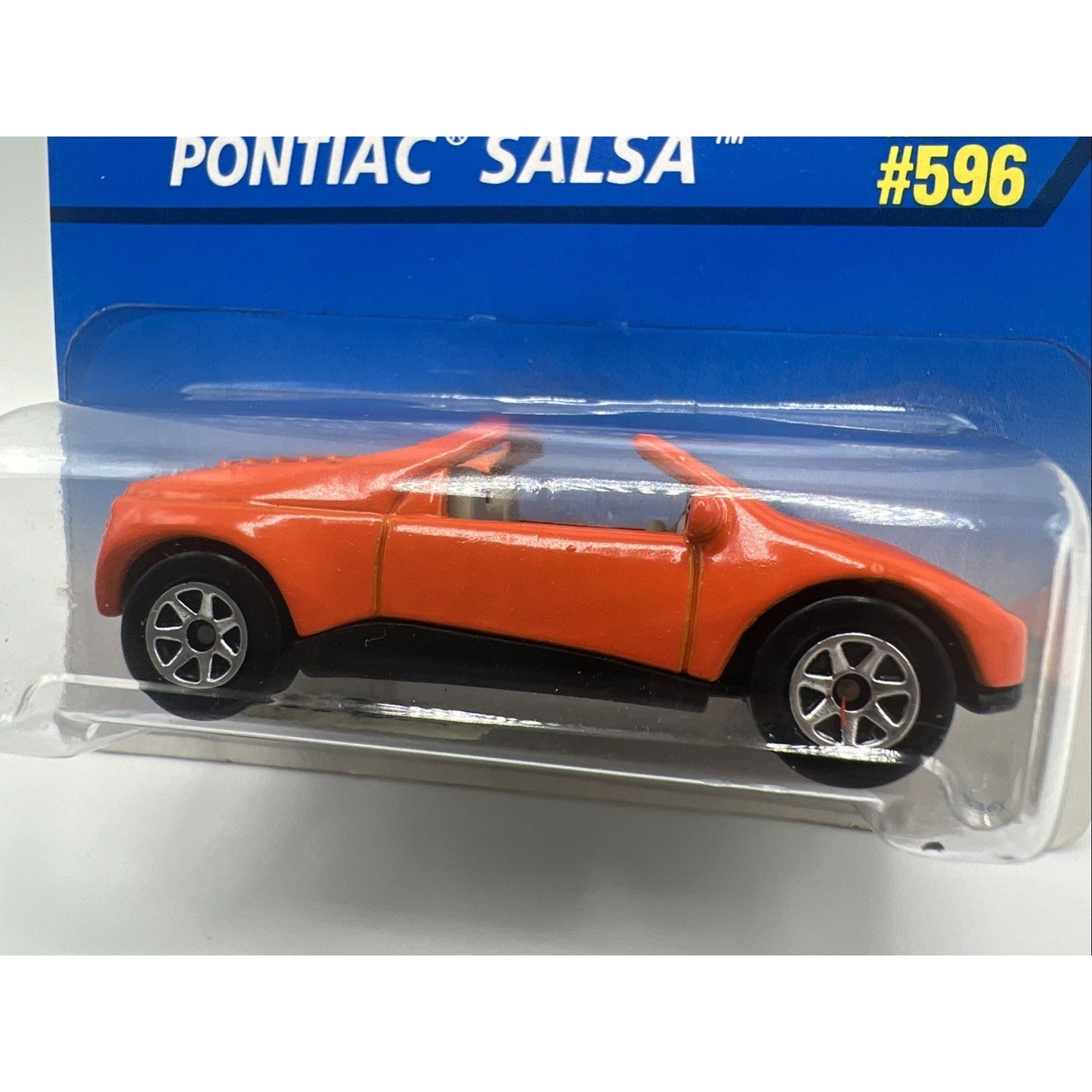 Hot Wheels Pontiac Salsa Collector #596 Orange Super Car Diecast Model