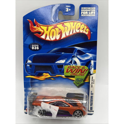 Hot Wheels 1/64 Diecast 2002 First Editions Orange HW Prototype 12