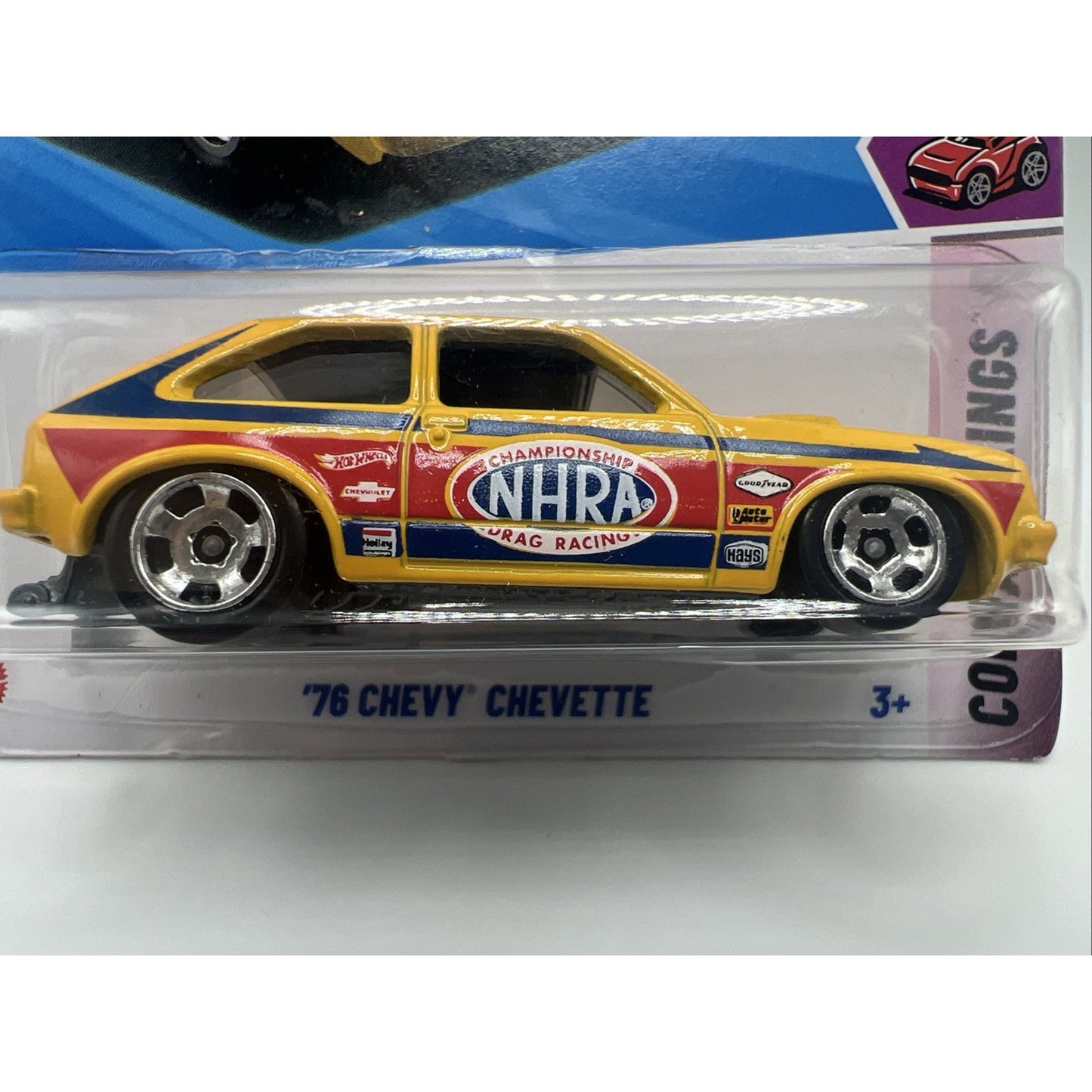 2025 Hot Wheels Compact Kings 3/10 NHRA Drag Racing ‘76 Chevy Chevette #102 Car