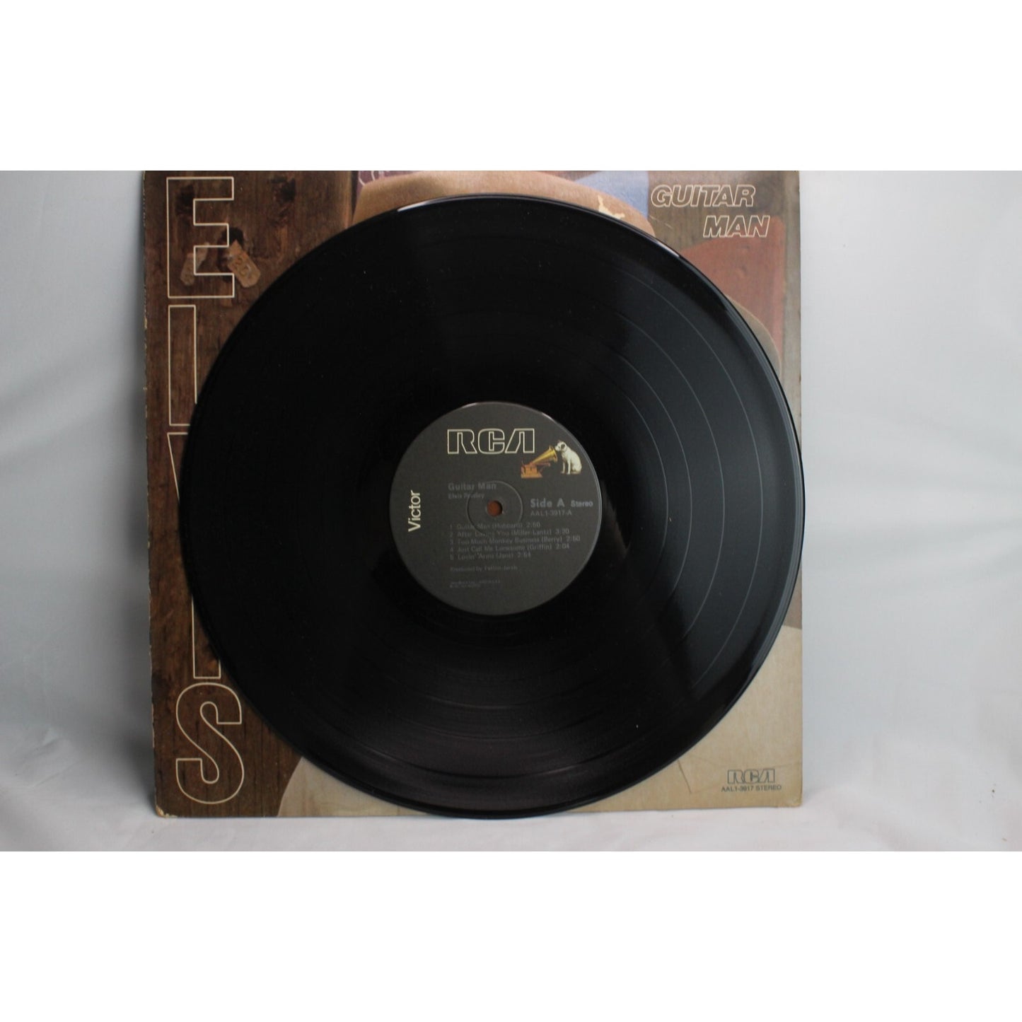 Elvis Presley Guitar Man Vinyl Record Album Tested Used