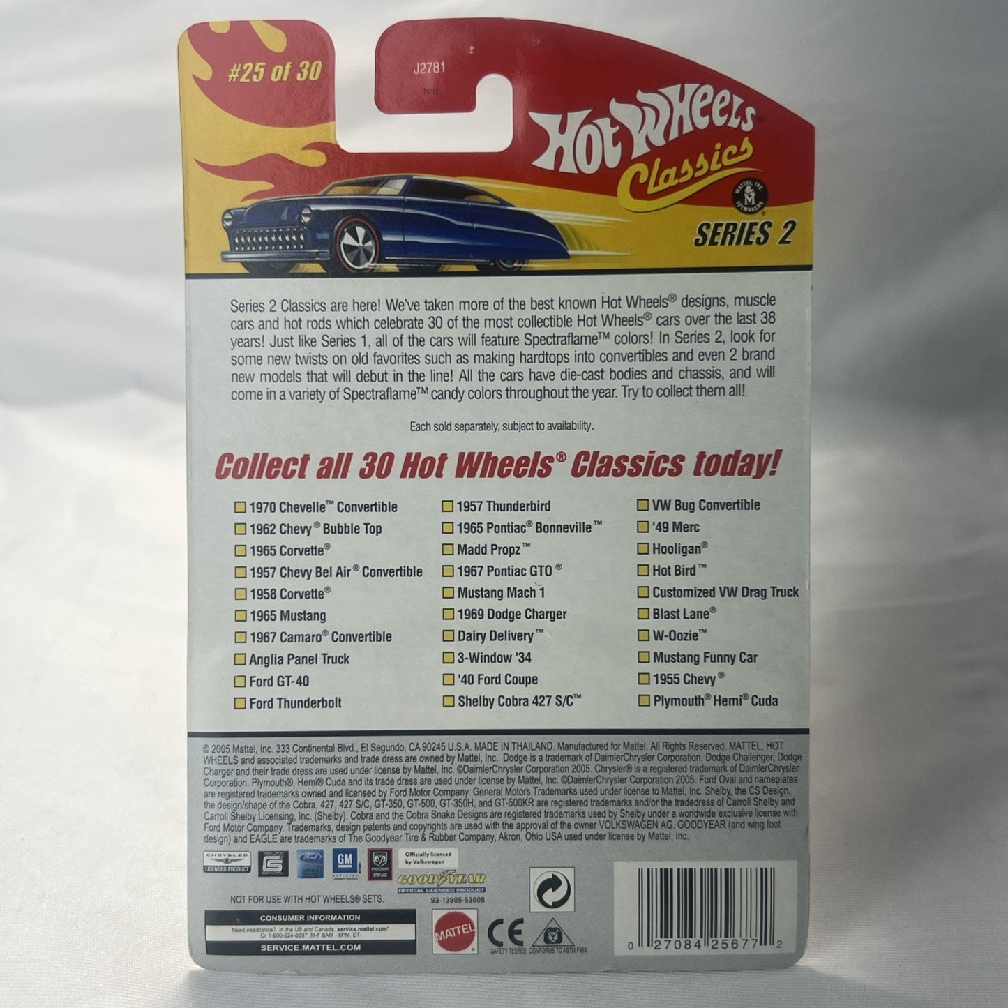 Hot Wheels Classics Series 2 Diecast CUSTOMIZED VW DRAG TRUCK #25/30 Green Rare