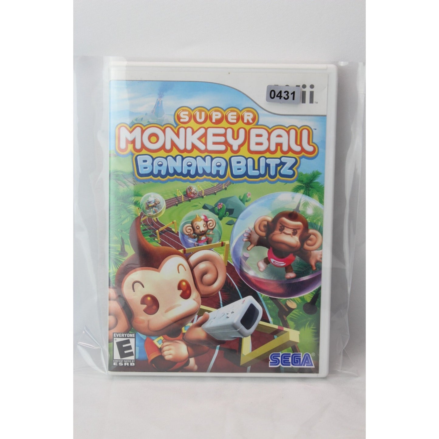 Super Monkey Ball Banana Blitz Nintendo Wii Tested Video Game Used