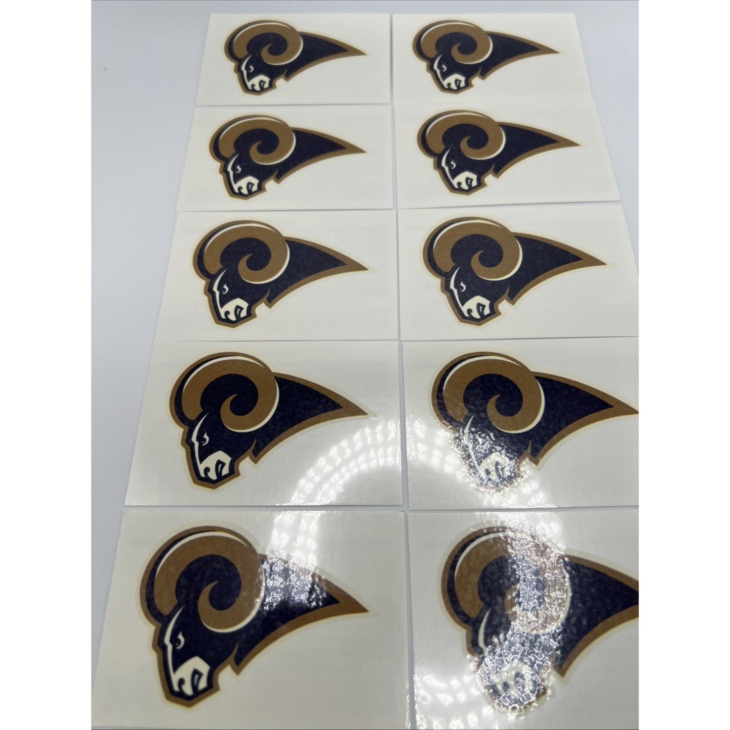 NFL St Louis Rams Temporary Tattoo Pack Of 10 Face Body Tattoos Football Saint