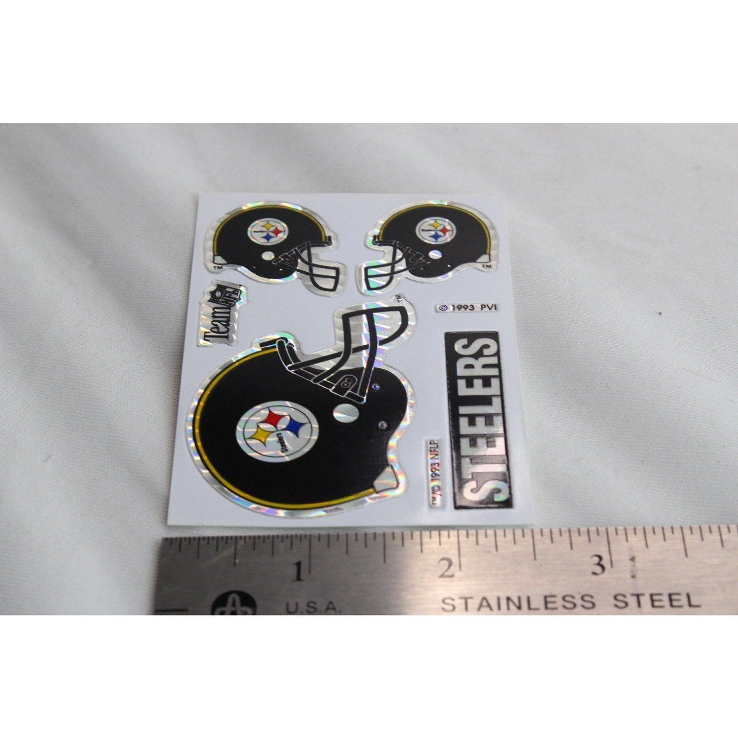 Pittsburgh Steelers 1993 PVI Vending Machine Sticker Team NFL