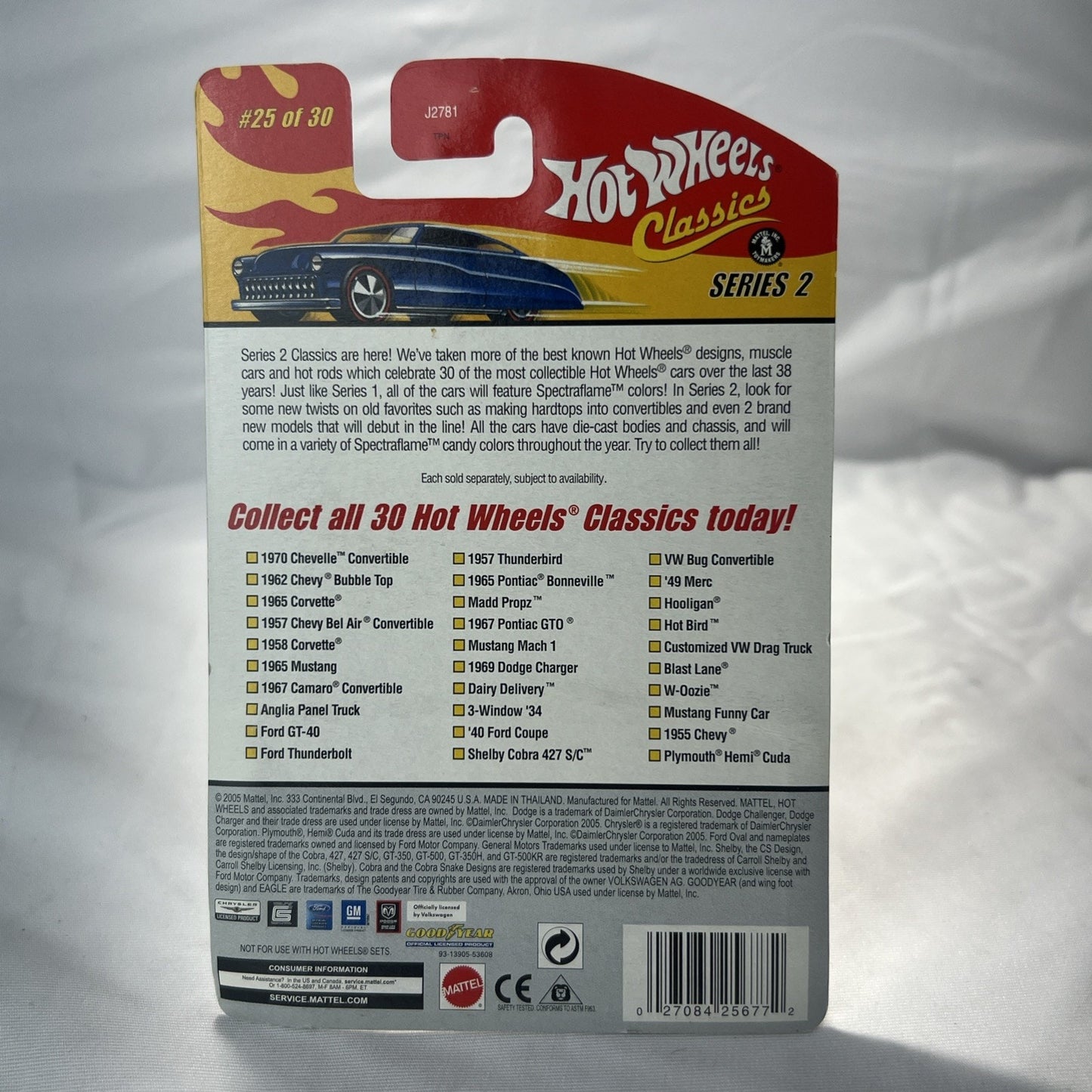 Hot Wheels Classics Series 2 Diecast CUSTOMIZED VW DRAG TRUCK #25/30 Green Rare