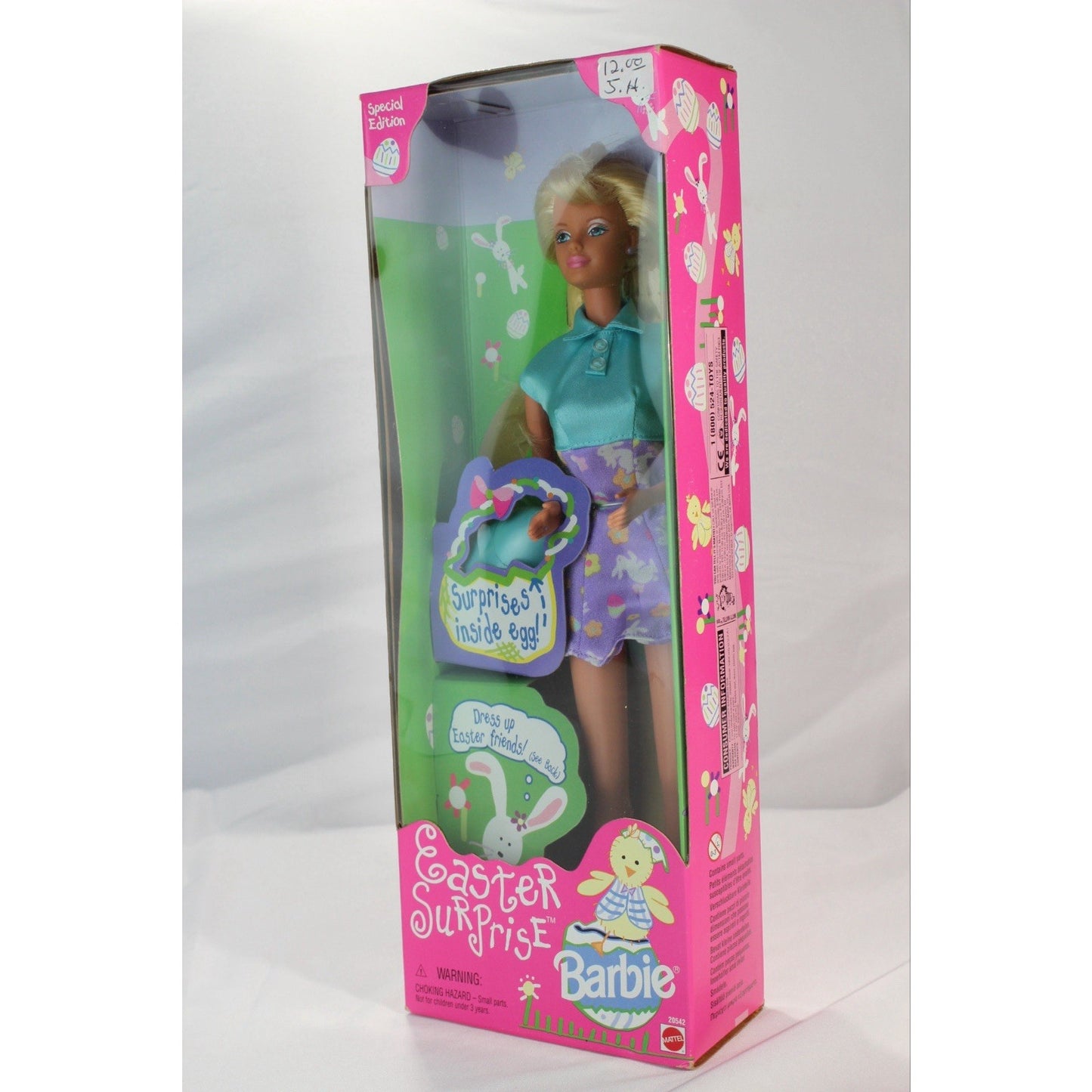 Mattel 1998 Easter Surprise Barbie Doll Special Edition 20542 New in Sealed Box