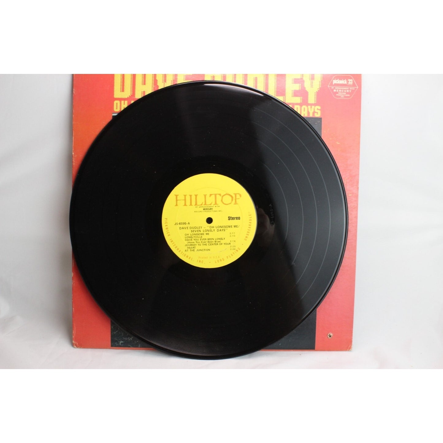 Dave Dudley – Oh Lonesome Me / Seven Lonely Days Vinyl Record Used