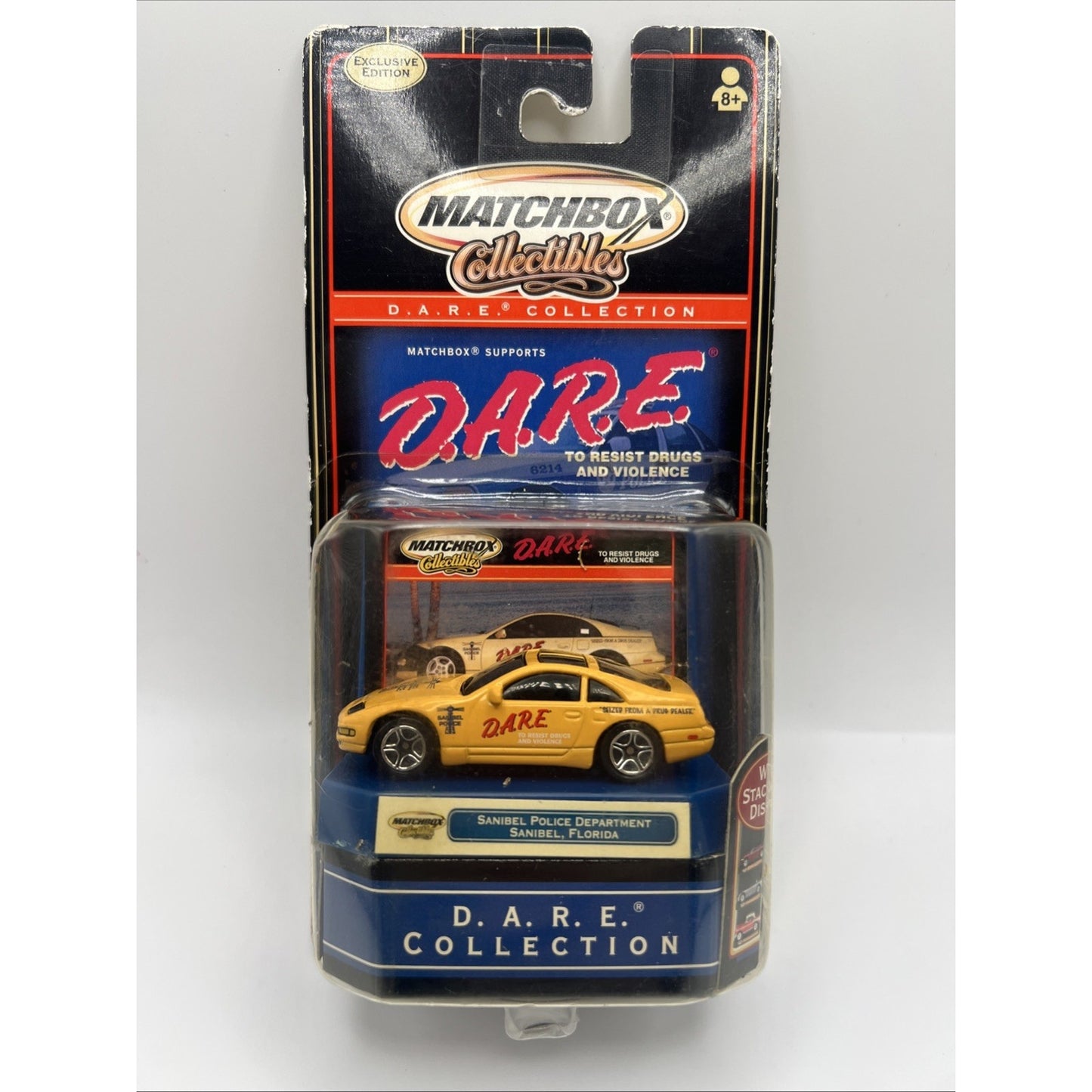 Matchbox Nissan 300ZX Z32 DARE Collection Yellow 92604 1:64 New In Box Sealed