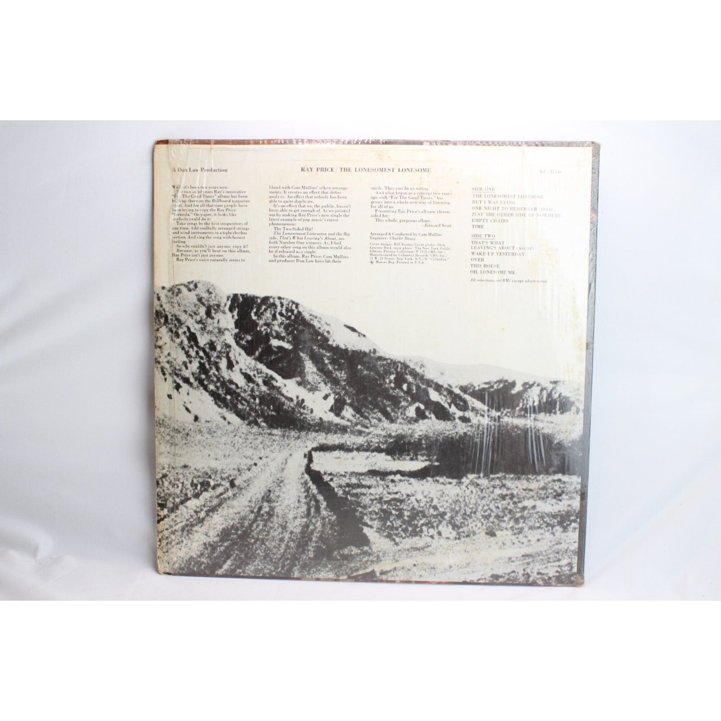 Ray Price – The Lonesomest Lonesome Vinyl Record LP Tested Used