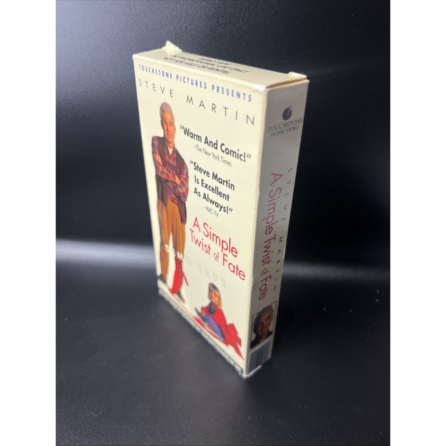 A Simple Twist of Fate VHS Full Length Rare Demo Tape Steve Martin Screener