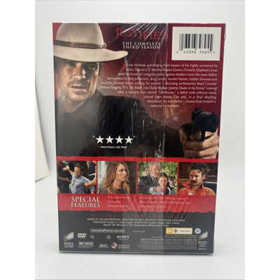 Justified: The Complete Third Season (DVD, 2012) Brand New Sealed