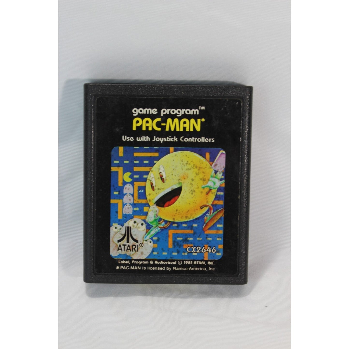 Pac-Man Atari 2600 CX2646 Tested Video Game Used Classic Arcade A26 Cartridge