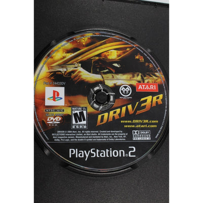 Driver 3 DRIV3R PlayStation 2 PS2 Tested Video Game Used Action Driving Game